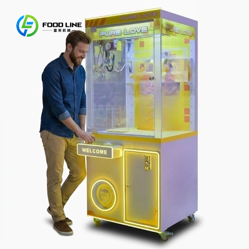 Arcade Toy Claw Vending Machine - ماكينة بيع ألعاب قطيفة آلية مخصصة