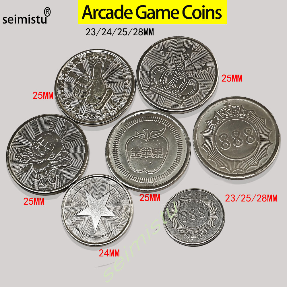 Arcade Toy Claw Vending Machine - 100 قطعة من العملات المعدنية المصنوعة