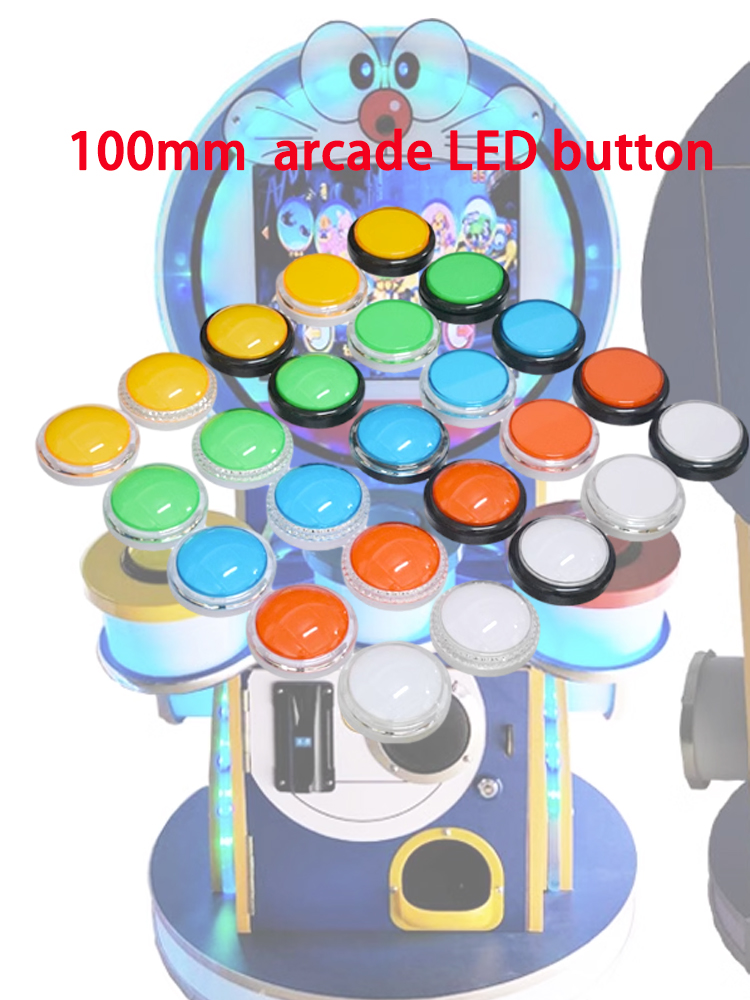 زر LED دائري 100 مم بجهد 12 فو - مراجعة Arcade Game Jackpot وسعره