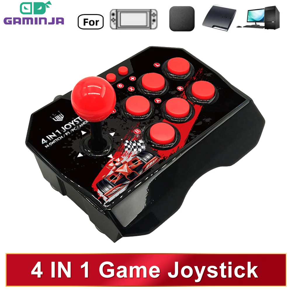 عصا تحكم ألعاب 4 في 1 مع كابل  - مراجعة Arcade Game Jackpot وسعره